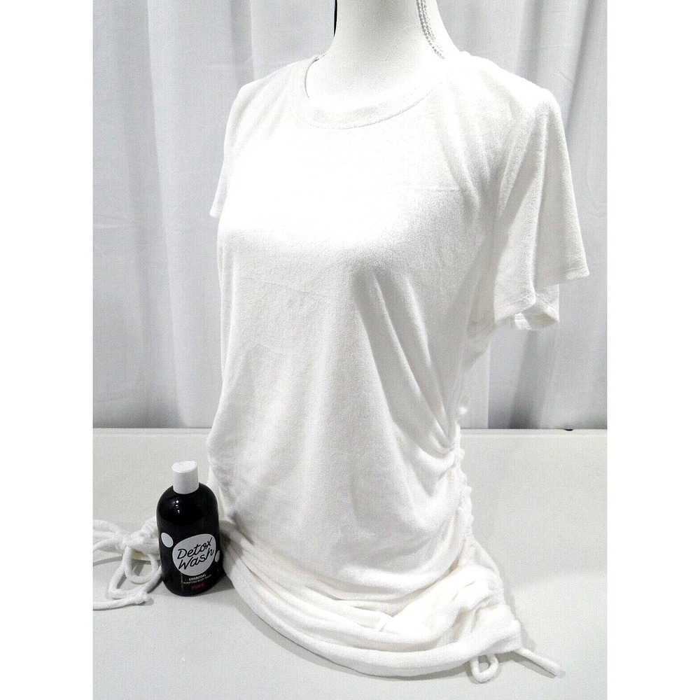 Victorias Secret PINK Terry Cloth Swimsuit Swim Cover White XXL &‎ Detox Wash